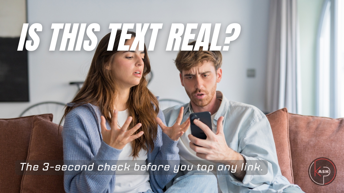 How Can You Tell a Scam Text From a Real One Before You Click?