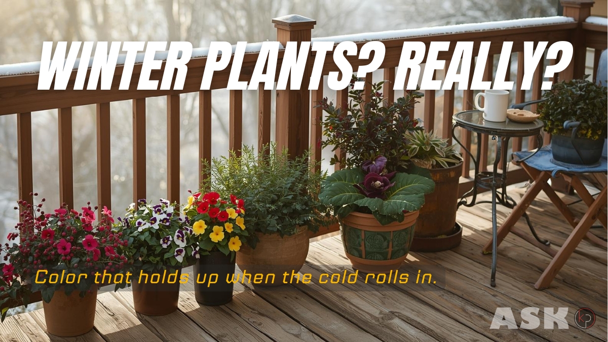 What Colorful Plants Can Survive Winter on My Deck?